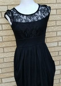 Black dress lace size s